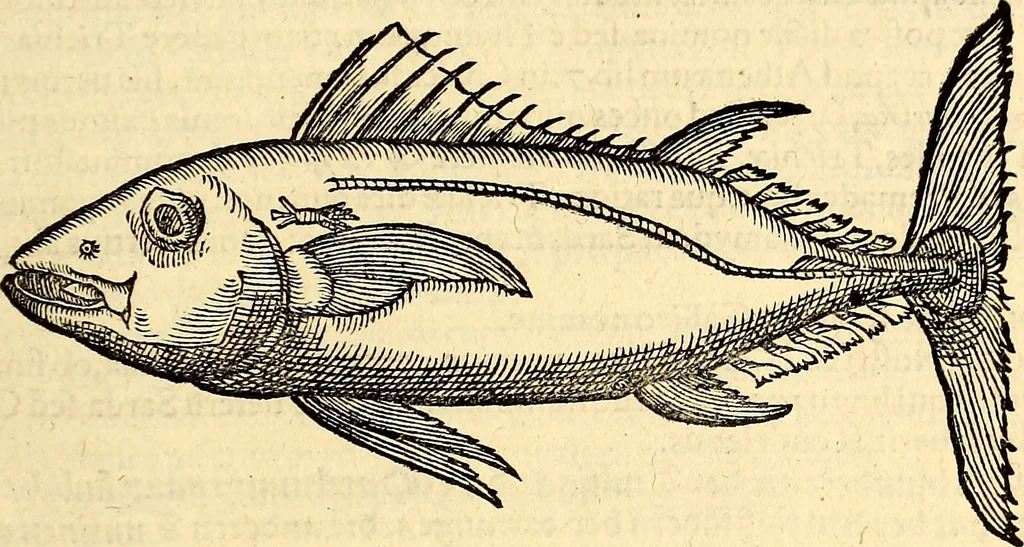 An illustration from Icones animalium quadrupedum uiuiparorum et ouiparorum : quae in Historiae animalium Conradi Gesneri libro I. et II. describuntur, cum nomenclaturis singulorum latinis, graecis, italicis, gallicis, et germanicis plerunque, et aliarum quoque linguarum, certis ordinibus digestae, 1560, leaf 432
