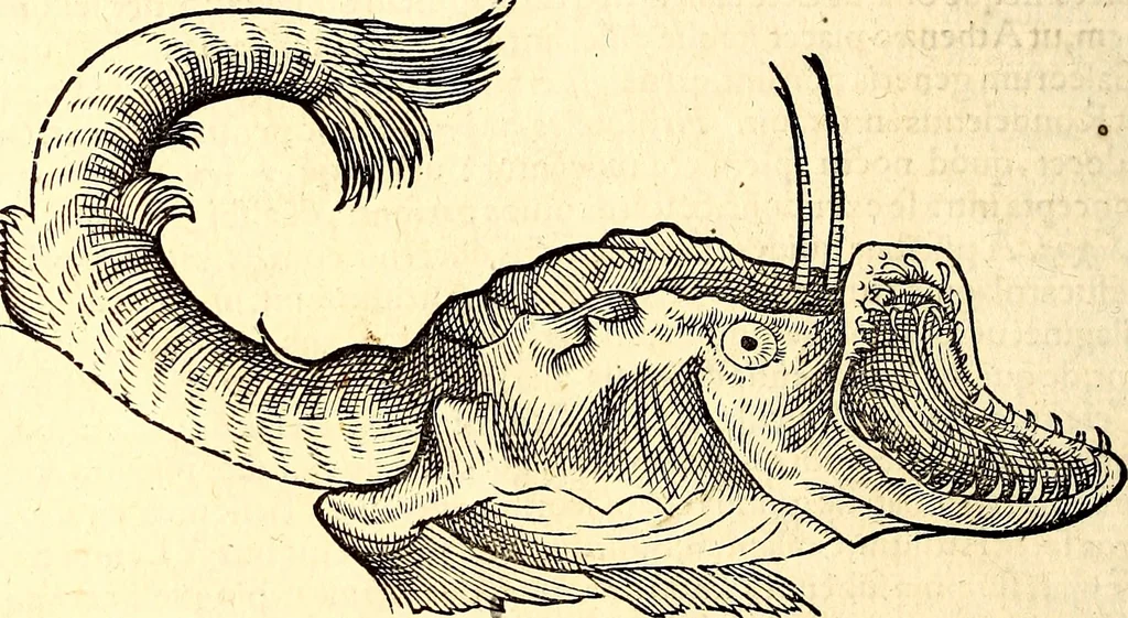 An illustration from Icones animalium quadrupedum uiuiparorum et ouiparorum : quae in Historiae animalium Conradi Gesneri libro I. et II. describuntur, cum nomenclaturis singulorum latinis, graecis, italicis, gallicis, et germanicis plerunque, et aliarum quoque linguarum, certis ordinibus digestae, 1560, leaf 439