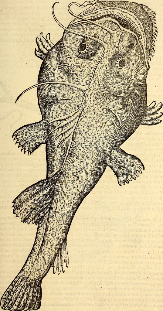 An illustration from Icones animalium quadrupedum uiuiparorum et ouiparorum : quae in Historiae animalium Conradi Gesneri libro I. et II. describuntur, cum nomenclaturis singulorum latinis, graecis, italicis, gallicis, et germanicis plerunque, et aliarum quoque linguarum, certis ordinibus digestae, 1560, leaf 440