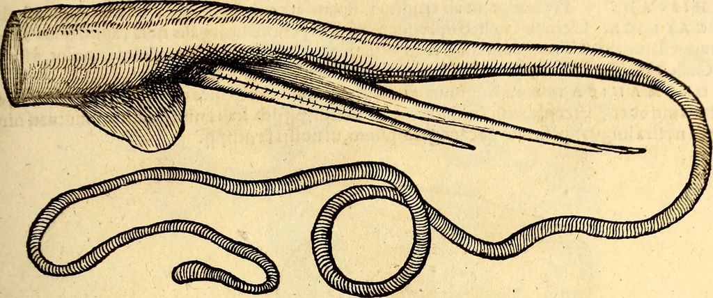 An illustration from Icones animalium quadrupedum uiuiparorum et ouiparorum : quae in Historiae animalium Conradi Gesneri libro I. et II. describuntur, cum nomenclaturis singulorum latinis, graecis, italicis, gallicis, et germanicis plerunque, et aliarum quoque linguarum, certis ordinibus digestae, 1560, leaf 444