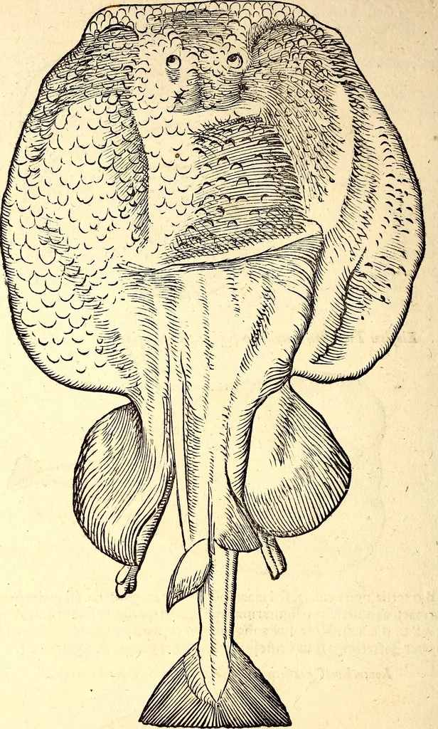 An illustration from Icones animalium quadrupedum uiuiparorum et ouiparorum : quae in Historiae animalium Conradi Gesneri libro I. et II. describuntur, cum nomenclaturis singulorum latinis, graecis, italicis, gallicis, et germanicis plerunque, et aliarum quoque linguarum, certis ordinibus digestae, 1560, leaf 447