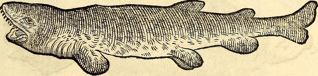 An illustration from Icones animalium quadrupedum uiuiparorum et ouiparorum : quae in Historiae animalium Conradi Gesneri libro I. et II. describuntur, cum nomenclaturis singulorum latinis, graecis, italicis, gallicis, et germanicis plerunque, et aliarum quoque linguarum, certis ordinibus digestae, 1560, leaf 466
