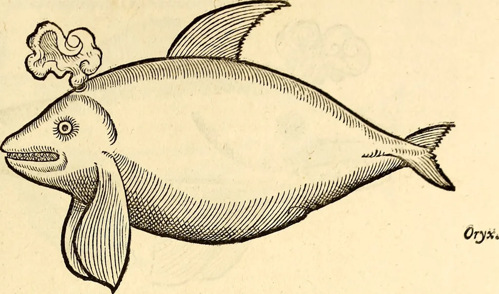 An illustration from Icones animalium quadrupedum uiuiparorum et ouiparorum : quae in Historiae animalium Conradi Gesneri libro I. et II. describuntur, cum nomenclaturis singulorum latinis, graecis, italicis, gallicis, et germanicis plerunque, et aliarum quoque linguarum, certis ordinibus digestae, 1560, leaf 490