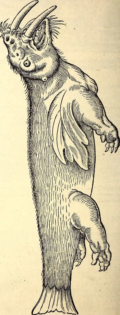 An illustration from Icones animalium quadrupedum uiuiparorum et ouiparorum : quae in Historiae animalium Conradi Gesneri libro I. et II. describuntur, cum nomenclaturis singulorum latinis, graecis, italicis, gallicis, et germanicis plerunque, et aliarum quoque linguarum, certis ordinibus digestae, 1560, leaf 499