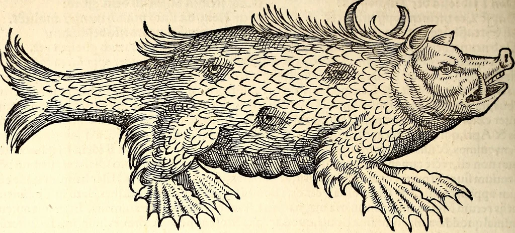An illustration from Icones animalium quadrupedum uiuiparorum et ouiparorum : quae in Historiae animalium Conradi Gesneri libro I. et II. describuntur, cum nomenclaturis singulorum latinis, graecis, italicis, gallicis, et germanicis plerunque, et aliarum quoque linguarum, certis ordinibus digestae, 1560, leaf 501