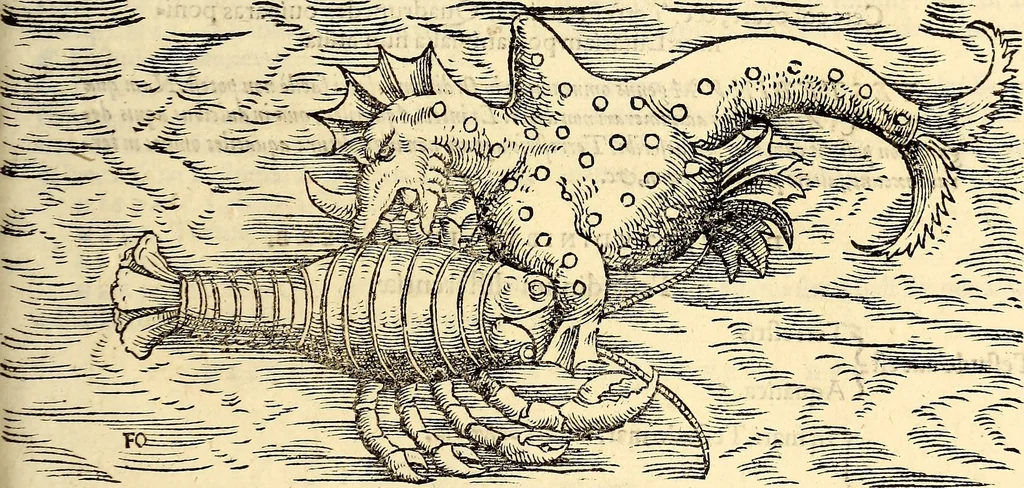An illustration from Icones animalium quadrupedum uiuiparorum et ouiparorum : quae in Historiae animalium Conradi Gesneri libro I. et II. describuntur, cum nomenclaturis singulorum latinis, graecis, italicis, gallicis, et germanicis plerunque, et aliarum quoque linguarum, certis ordinibus digestae, 1560, leaf 502
