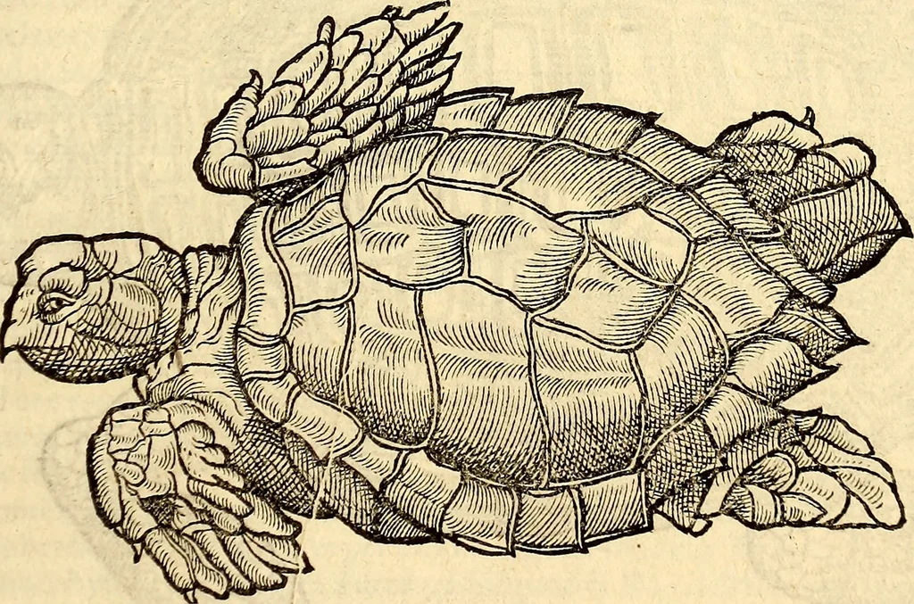 An illustration from Icones animalium quadrupedum uiuiparorum et ouiparorum : quae in Historiae animalium Conradi Gesneri libro I. et II. describuntur, cum nomenclaturis singulorum latinis, graecis, italicis, gallicis, et germanicis plerunque, et aliarum quoque linguarum, certis ordinibus digestae, 1560, leaf 504
