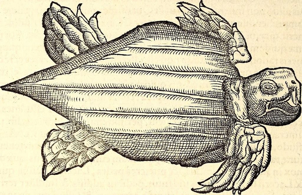 An illustration from Icones animalium quadrupedum uiuiparorum et ouiparorum : quae in Historiae animalium Conradi Gesneri libro I. et II. describuntur, cum nomenclaturis singulorum latinis, graecis, italicis, gallicis, et germanicis plerunque, et aliarum quoque linguarum, certis ordinibus digestae, 1560, leaf 505