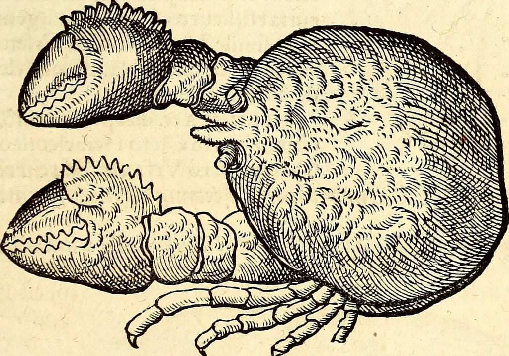 An illustration from Icones animalium quadrupedum uiuiparorum et ouiparorum : quae in Historiae animalium Conradi Gesneri libro I. et II. describuntur, cum nomenclaturis singulorum latinis, graecis, italicis, gallicis, et germanicis plerunque, et aliarum quoque linguarum, certis ordinibus digestae, 1560, leaf 522