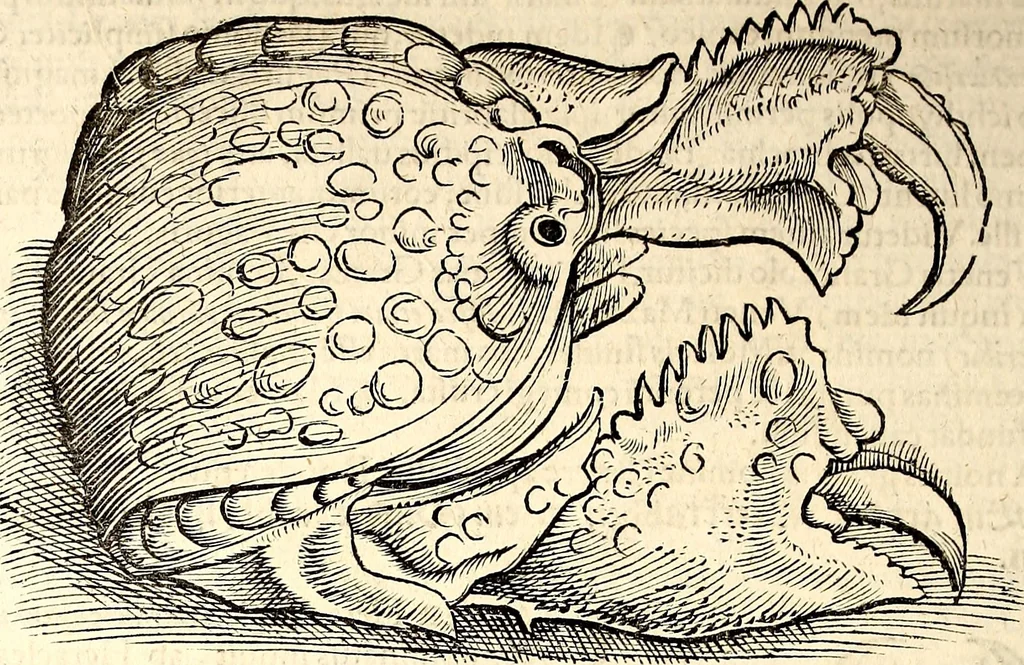 An illustration from Icones animalium quadrupedum uiuiparorum et ouiparorum : quae in Historiae animalium Conradi Gesneri libro I. et II. describuntur, cum nomenclaturis singulorum latinis, graecis, italicis, gallicis, et germanicis plerunque, et aliarum quoque linguarum, certis ordinibus digestae, 1560, leaf 523