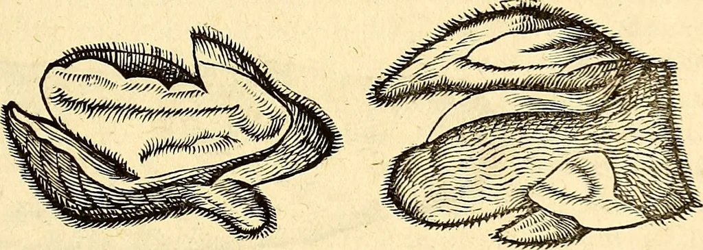 An illustration from Icones animalium quadrupedum uiuiparorum et ouiparorum : quae in Historiae animalium Conradi Gesneri libro I. et II. describuntur, cum nomenclaturis singulorum latinis, graecis, italicis, gallicis, et germanicis plerunque, et aliarum quoque linguarum, certis ordinibus digestae, 1560, leaf 584