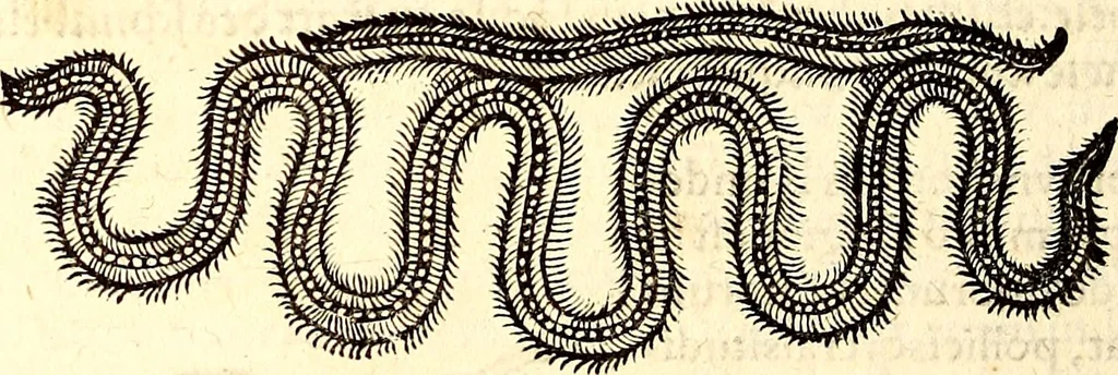 An illustration from Icones animalium quadrupedum uiuiparorum et ouiparorum : quae in Historiae animalium Conradi Gesneri libro I. et II. describuntur, cum nomenclaturis singulorum latinis, graecis, italicis, gallicis, et germanicis plerunque, et aliarum quoque linguarum, certis ordinibus digestae, 1560, leaf 591