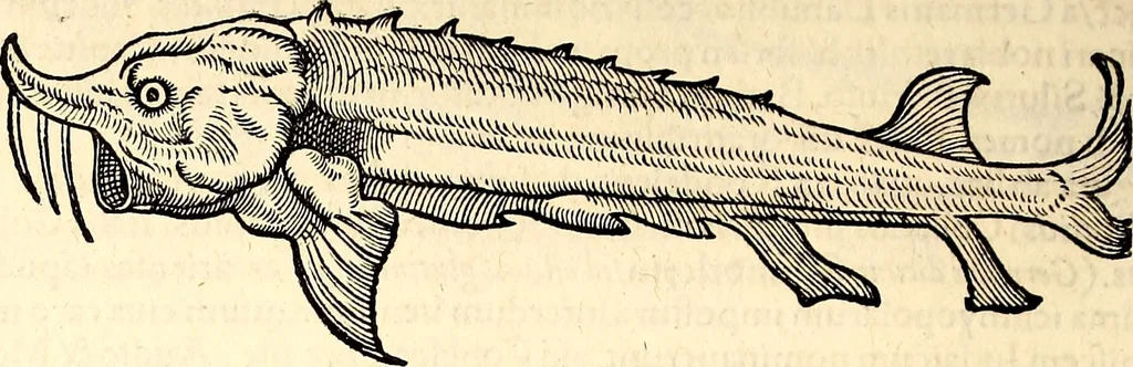 An illustration from Icones animalium quadrupedum uiuiparorum et ouiparorum : quae in Historiae animalium Conradi Gesneri libro I. et II. describuntur, cum nomenclaturis singulorum latinis, graecis, italicis, gallicis, et germanicis plerunque, et aliarum quoque linguarum, certis ordinibus digestae, 1560, leaf 657