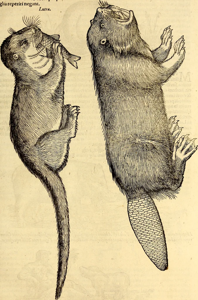 An illustration from Icones animalium quadrupedum uiuiparorum et ouiparorum : quae in Historiae animalium Conradi Gesneri libro I. et II. describuntur, cum nomenclaturis singulorum latinis, graecis, italicis, gallicis, et germanicis plerunque, et aliarum quoque linguarum, certis ordinibus digestae, 1560, leaf 674