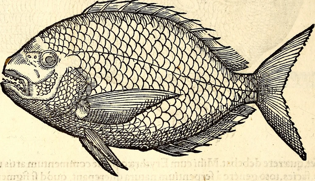 An illustration from Icones animalium quadrupedum uiuiparorum et ouiparorum : quae in Historiae animalium Conradi Gesneri libro I. et II. describuntur, cum nomenclaturis singulorum latinis, graecis, italicis, gallicis, et germanicis plerunque, et aliarum quoque linguarum, certis ordinibus digestae, 1560, leaf 685