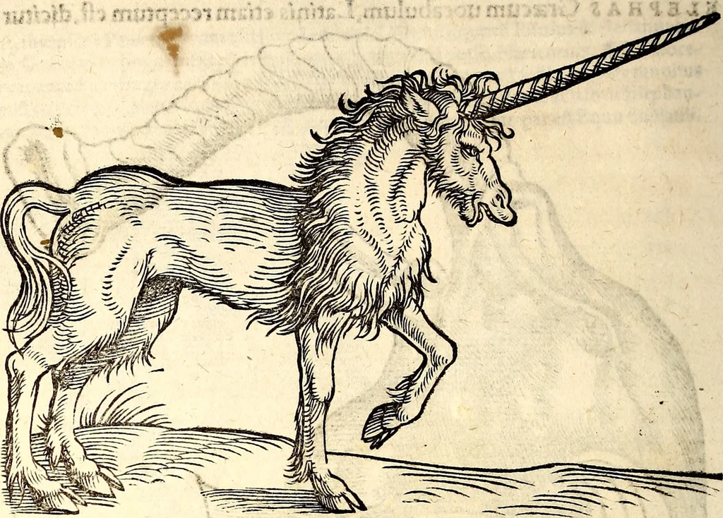 An illustration from Icones animalium quadrupedum uiuiparorum et ouiparorum : quae in Historiae animalium Conradi Gesneri libro I. et II. describuntur, cum nomenclaturis singulorum latinis, graecis, italicis, gallicis, et germanicis plerunque, et aliarum quoque linguarum, certis ordinibus digestae, 1560, leaf 71