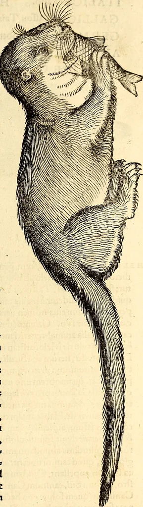 An illustration from Icones animalium quadrupedum uiuiparorum et ouiparorum : quae in Historiae animalium Conradi Gesneri libro I. et II. describuntur, cum nomenclaturis singulorum latinis, graecis, italicis, gallicis, et germanicis plerunque, et aliarum quoque linguarum, certis ordinibus digestae, 1560, leaf 94