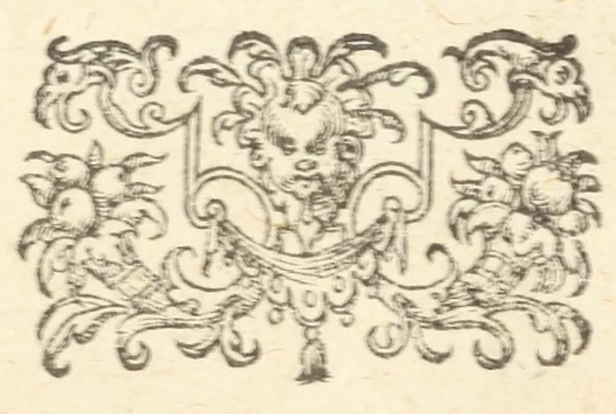 An illustration from Icones et epitaphia qvatvor postremorvm ducum Burgundiae ex augustissima Valesiorum familia = Les povrtraits des qvatre derniers Ducs de Bourgongne, de la royale maison de Valois, 1587, leaf 53