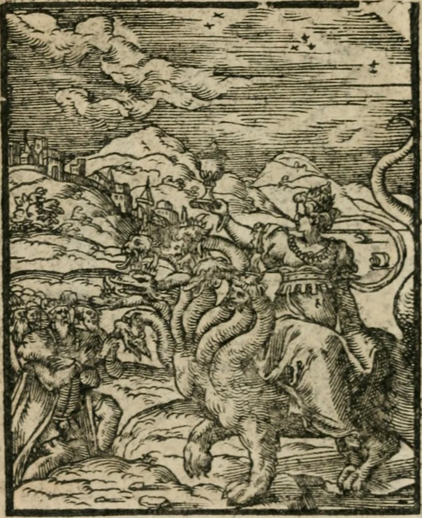 An illustration from Icones historicae Novi Testamenti, carminibus latinis et gallicis illustratae, in quibus exponitur historia in singulis exhibita figuris = Figures historiques du Nouveau Testament, accompagnées de quadrains en latin et en françois, qui exposent l'histoire representée en chaque figure, 1681, leaf 103