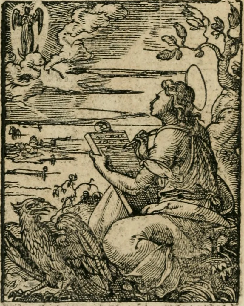 An illustration from Icones historicae Novi Testamenti, carminibus latinis et gallicis illustratae, in quibus exponitur historia in singulis exhibita figuris = Figures historiques du Nouveau Testament, accompagnées de quadrains en latin et en françois, qui exposent l'histoire representée en chaque figure, 1681, leaf 11