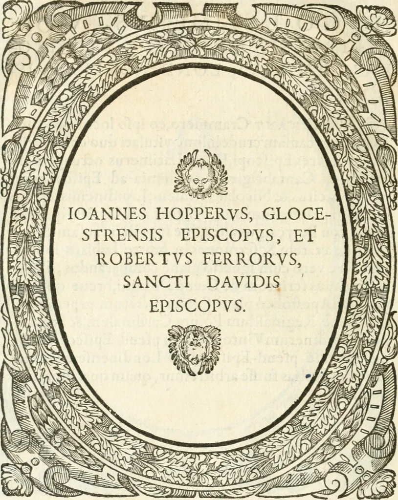 An illustration from Icones, id est, Verae imagines virorvm doctrina simvl et pietate illvstrivm, qvorvm praecipuè ministerio partim bonarum literarum studia sunt restituta, partim vera religio in variis orbis christiani regionibus, nostra patrúmque memoria fuit instaurata: additis eorundem vitae & operae descriptionibus, quibus adiectae sunt nonnullae picturae quas emblemata vocant, 1580, leaf 231