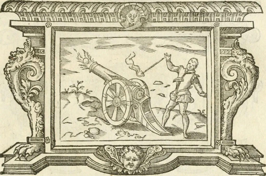 An illustration from Icones, id est, Verae imagines virorvm doctrina simvl et pietate illvstrivm, qvorvm praecipuè ministerio partim bonarum literarum studia sunt restituta, partim vera religio in variis orbis christiani regionibus, nostra patrúmque memoria fuit instaurata: additis eorundem vitae & operae descriptionibus, quibus adiectae sunt nonnullae picturae quas emblemata vocant, 1580, leaf 284
