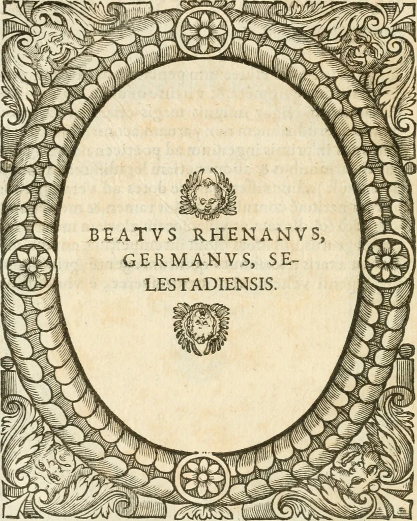 An illustration from Icones, id est, Verae imagines virorvm doctrina simvl et pietate illvstrivm, qvorvm praecipuè ministerio partim bonarum literarum studia sunt restituta, partim vera religio in variis orbis christiani regionibus, nostra patrúmque memoria fuit instaurata: additis eorundem vitae & operae descriptionibus, quibus adiectae sunt nonnullae picturae quas emblemata vocant, 1580, leaf 87
