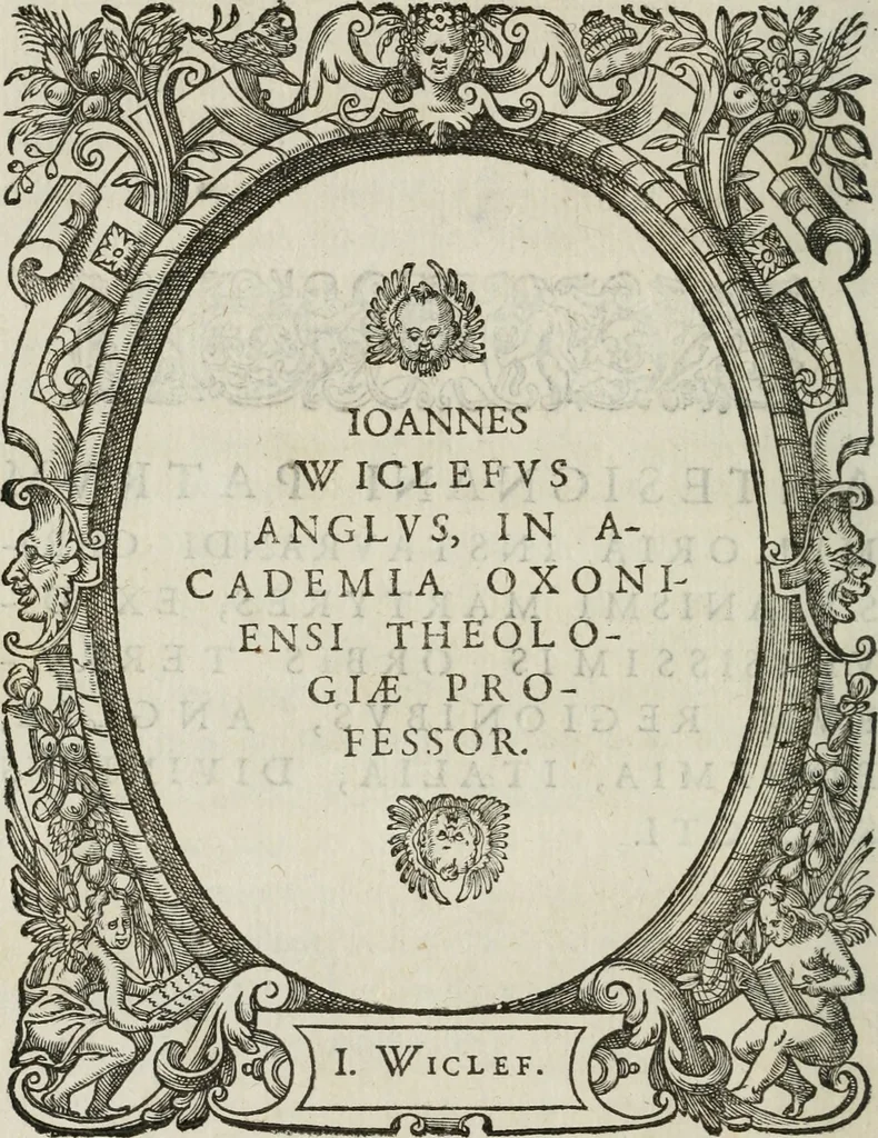An illustration from Icones, id est, Verae imagines virorum doctrina simul et pietate illustrium, : quorum praecipuè ministerio partim bonarum literarum studia sunt restituta, partim vera religio in variis orbis Christiani regionibus, nostra patrúmque memoria fuit instaurata : additis eorundem vitae & operae descriptionibus, quibus adiectae sunt nonnullae picturae quas emblemata vocant., 1580, leaf 15