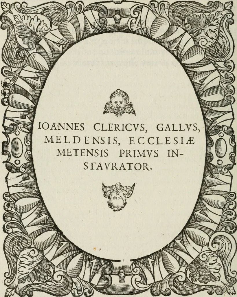 An illustration from Icones, id est, Verae imagines virorum doctrina simul et pietate illustrium, : quorum praecipuè ministerio partim bonarum literarum studia sunt restituta, partim vera religio in variis orbis Christiani regionibus, nostra patrúmque memoria fuit instaurata : additis eorundem vitae & operae descriptionibus, quibus adiectae sunt nonnullae picturae quas emblemata vocant., 1580, leaf 193