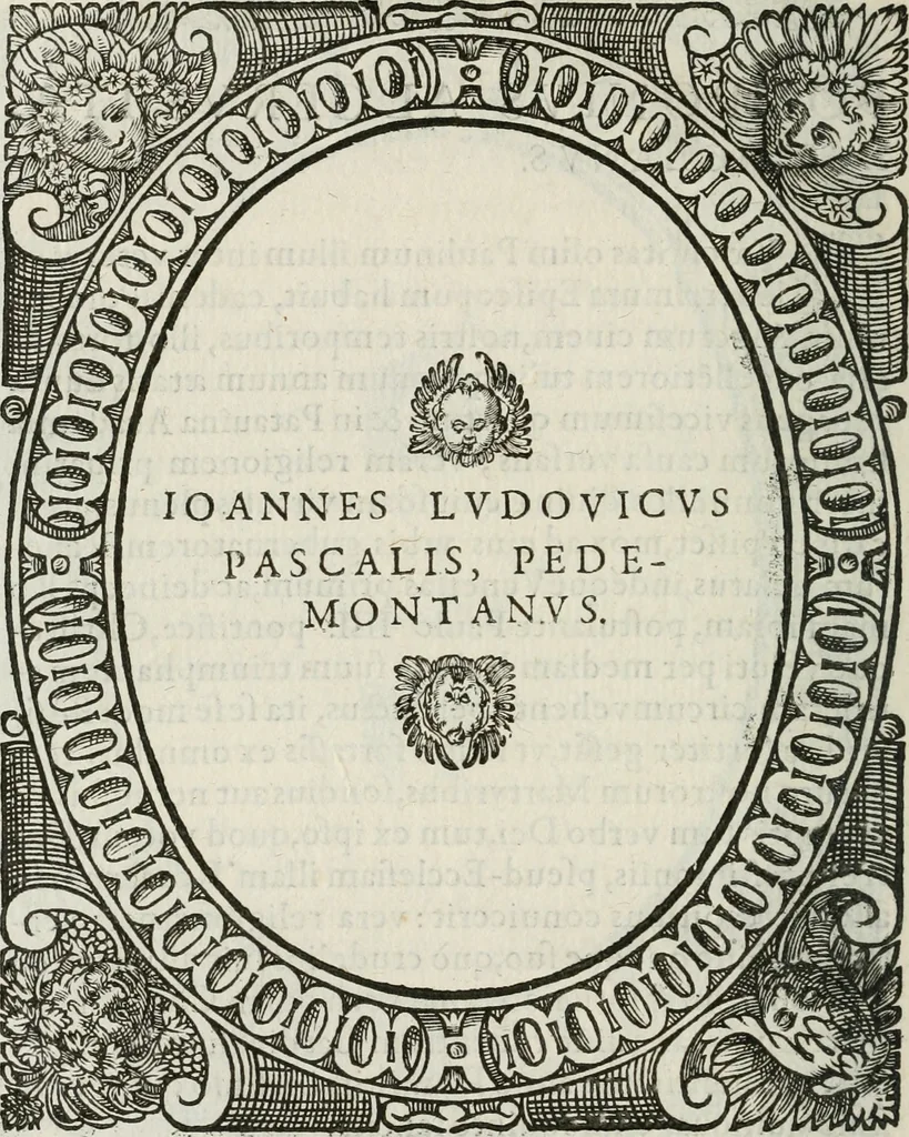 An illustration from Icones, id est, Verae imagines virorum doctrina simul et pietate illustrium, : quorum praecipuè ministerio partim bonarum literarum studia sunt restituta, partim vera religio in variis orbis Christiani regionibus, nostra patrúmque memoria fuit instaurata : additis eorundem vitae & operae descriptionibus, quibus adiectae sunt nonnullae picturae quas emblemata vocant., 1580, leaf 259