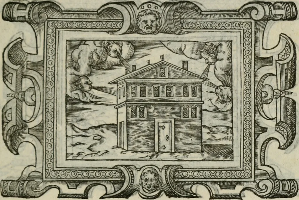 An illustration from Icones, id est, Verae imagines virorum doctrina simul et pietate illustrium, : quorum praecipuè ministerio partim bonarum literarum studia sunt restituta, partim vera religio in variis orbis Christiani regionibus, nostra patrúmque memoria fuit instaurata : additis eorundem vitae & operae descriptionibus, quibus adiectae sunt nonnullae picturae quas emblemata vocant., 1580, leaf 292