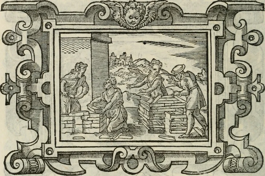 An illustration from Icones, id est, Verae imagines virorum doctrina simul et pietate illustrium, : quorum praecipuè ministerio partim bonarum literarum studia sunt restituta, partim vera religio in variis orbis Christiani regionibus, nostra patrúmque memoria fuit instaurata : additis eorundem vitae & operae descriptionibus, quibus adiectae sunt nonnullae picturae quas emblemata vocant., 1580, leaf 301