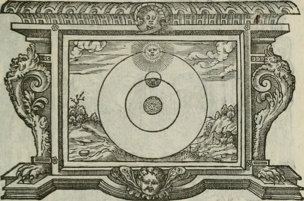 An illustration from Icones, id est, Verae imagines virorum doctrina simul et pietate illustrium, : quorum praecipuè ministerio partim bonarum literarum studia sunt restituta, partim vera religio in variis orbis Christiani regionibus, nostra patrúmque memoria fuit instaurata : additis eorundem vitae & operae descriptionibus, quibus adiectae sunt nonnullae picturae quas emblemata vocant., 1580, leaf 316