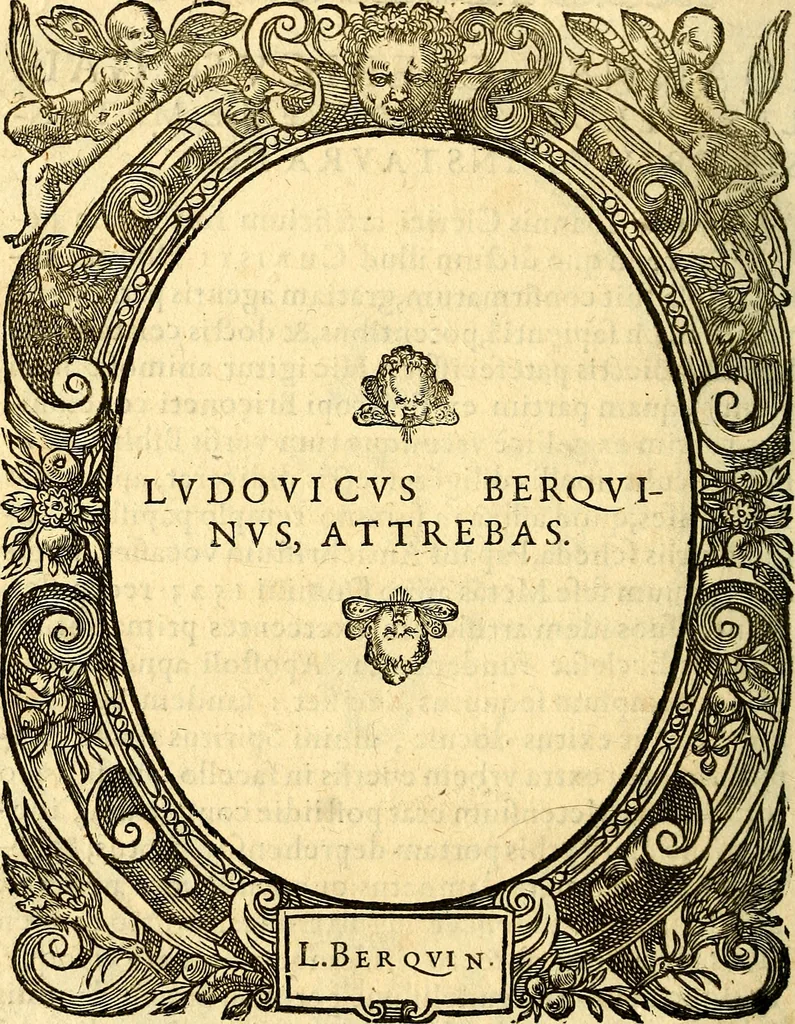 An illustration from Icones, id est verae imagines virorum doctrina simul et pietate illustrium, quorum praecipuè ministerio partim bonarum literarum studia sunt restituta, partim vera religio in variis orbis Christiani regionibus, nostra patrúmque memoria fuit instaurata: additis eorundem vitae & operae descriptionibus, quibus adiectae sunt nonnullae picturae quas emblemata vocant, 1580, leaf 193