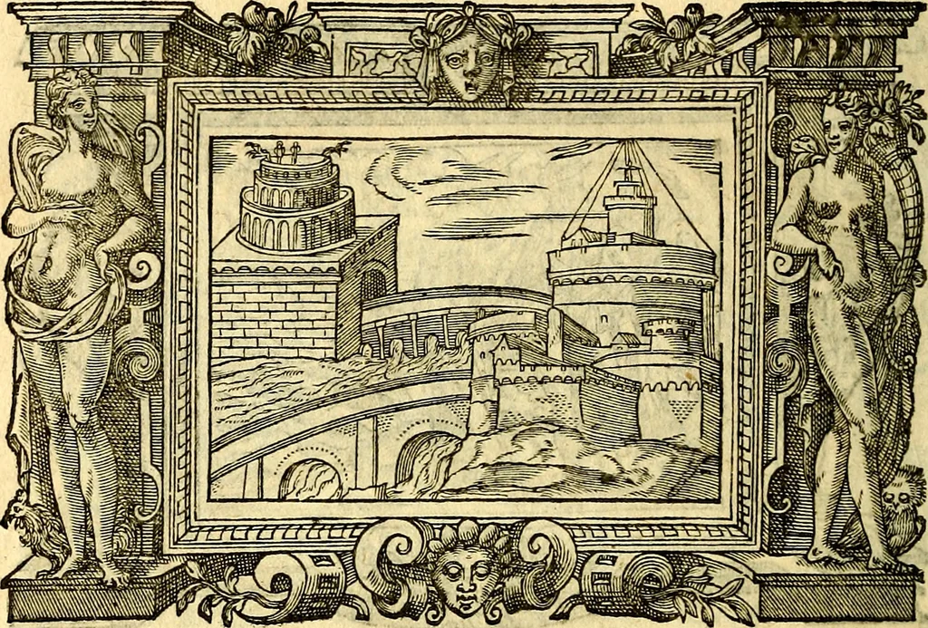 An illustration from Icones, id est verae imagines virorum doctrina simul et pietate illustrium, quorum praecipuè ministerio partim bonarum literarum studia sunt restituta, partim vera religio in variis orbis Christiani regionibus, nostra patrúmque memoria fuit instaurata: additis eorundem vitae & operae descriptionibus, quibus adiectae sunt nonnullae picturae quas emblemata vocant, 1580, leaf 297