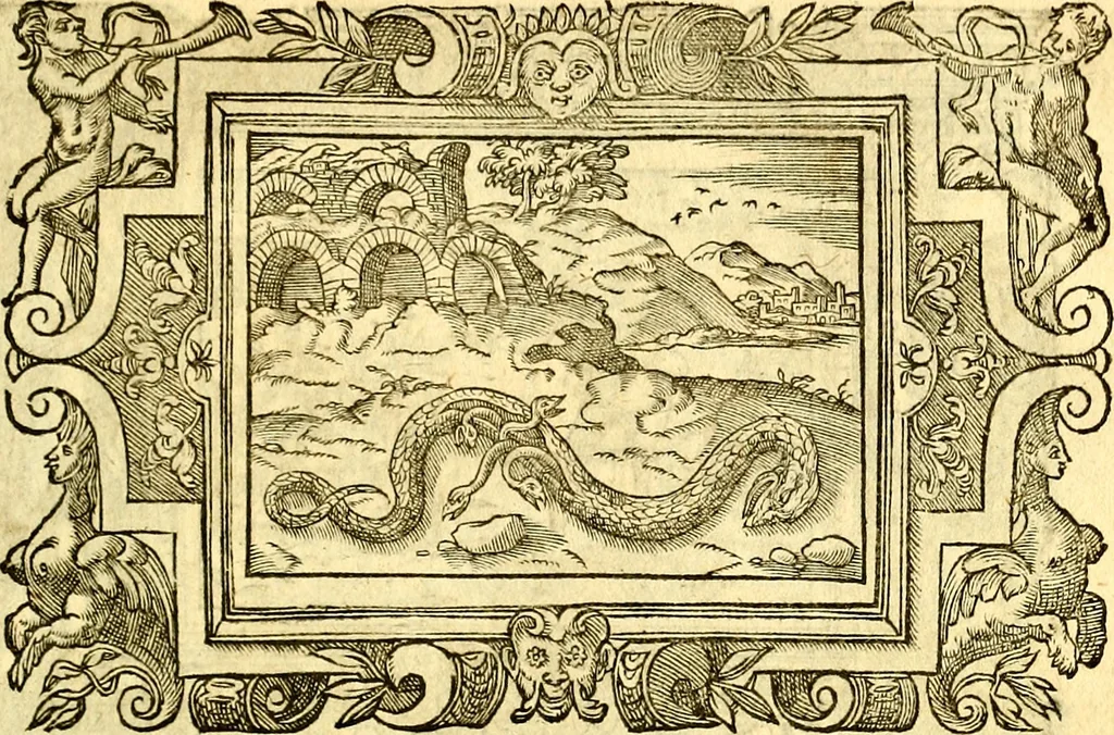 An illustration from Icones, id est verae imagines virorum doctrina simul et pietate illustrium, quorum praecipuè ministerio partim bonarum literarum studia sunt restituta, partim vera religio in variis orbis Christiani regionibus, nostra patrúmque memoria fuit instaurata: additis eorundem vitae & operae descriptionibus, quibus adiectae sunt nonnullae picturae quas emblemata vocant, 1580, leaf 304