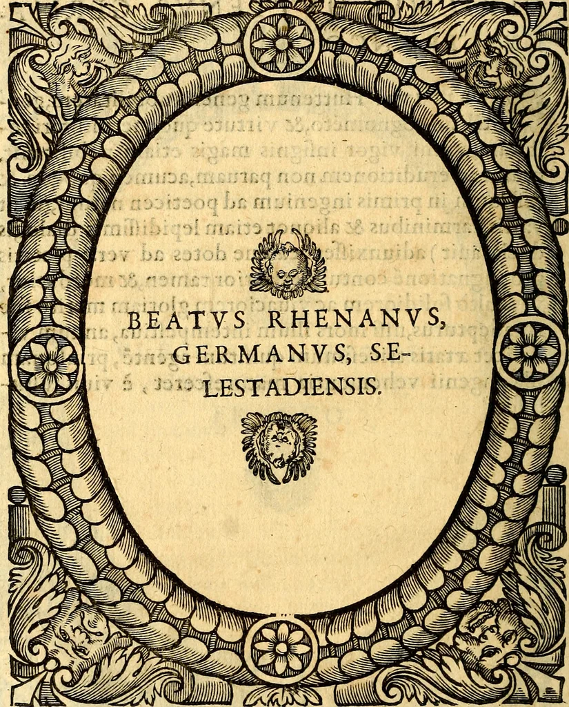 An illustration from Icones, id est verae imagines virorum doctrina simul et pietate illustrium, quorum praecipuè ministerio partim bonarum literarum studia sunt restituta, partim vera religio in variis orbis Christiani regionibus, nostra patrúmque memoria fuit instaurata: additis eorundem vitae & operae descriptionibus, quibus adiectae sunt nonnullae picturae quas emblemata vocant, 1580, leaf 83