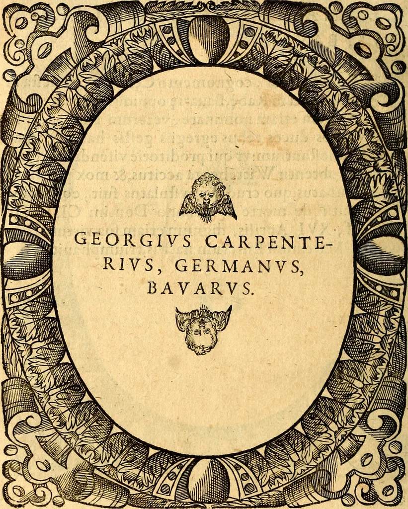An illustration from Icones, id est verae imagines virorum doctrina simul et pietate illustrium, quorum praecipuè ministerio partim bonarum literarum studia sunt restituta, partim vera religio in variis orbis Christiani regionibus, nostra patrúmque memoria fuit instaurata: additis eorundem vitae & operae descriptionibus, quibus adiectae sunt nonnullae picturae quas emblemata vocant, 1580, leaf 93