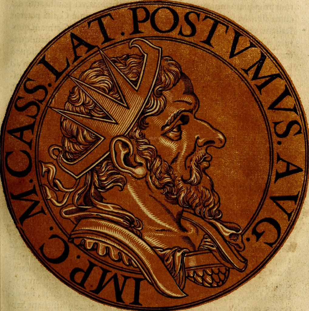 An illustration from Icones imperatorvm romanorvm, ex priscis numismatibus ad viuum delineatae, & breui narratione historicâ, 1645, leaf 116