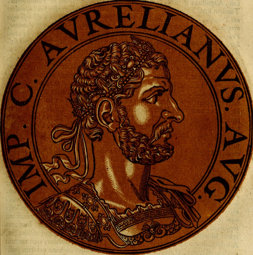 An illustration from Icones imperatorvm romanorvm, ex priscis numismatibus ad viuum delineatae, & breui narratione historicâ, 1645, leaf 122