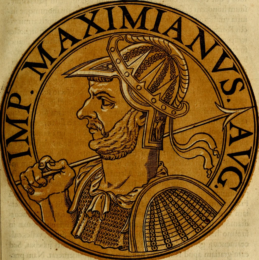 An illustration from Icones imperatorvm romanorvm, ex priscis numismatibus ad viuum delineatae, & breui narratione historicâ, 1645, leaf 138