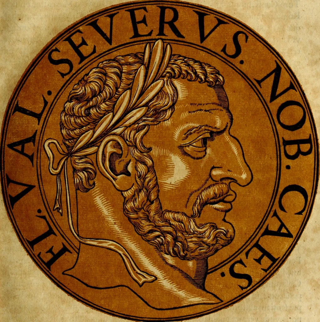 An illustration from Icones imperatorvm romanorvm, ex priscis numismatibus ad viuum delineatae, & breui narratione historicâ, 1645, leaf 146