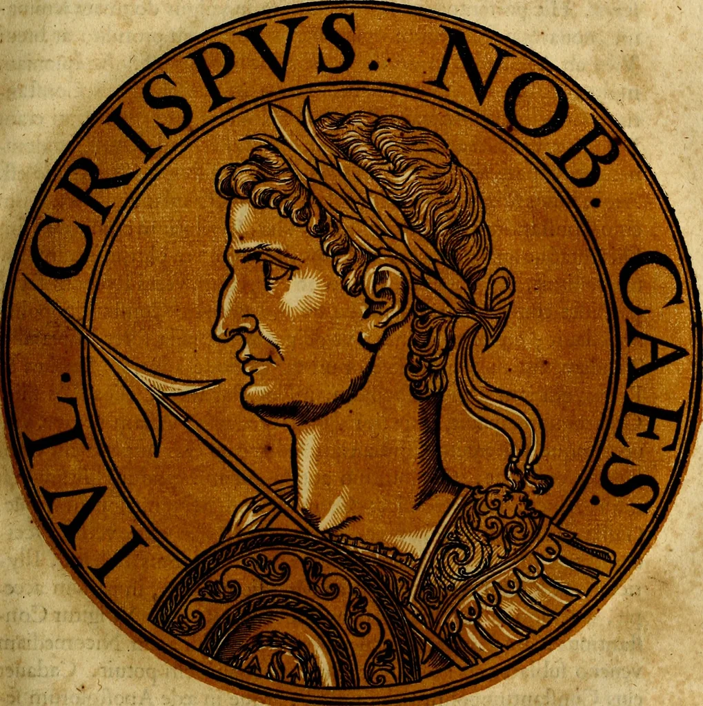 An illustration from Icones imperatorvm romanorvm, ex priscis numismatibus ad viuum delineatae, & breui narratione historicâ, 1645, leaf 156