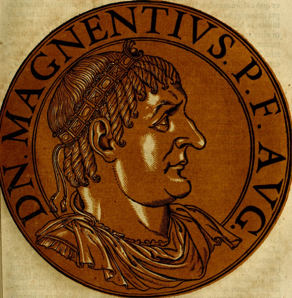 An illustration from Icones imperatorvm romanorvm, ex priscis numismatibus ad viuum delineatae, & breui narratione historicâ, 1645, leaf 164