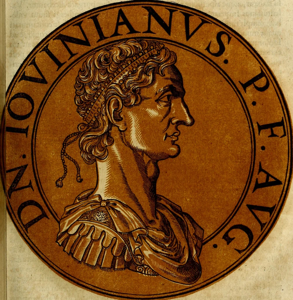 An illustration from Icones imperatorvm romanorvm, ex priscis numismatibus ad viuum delineatae, & breui narratione historicâ, 1645, leaf 170