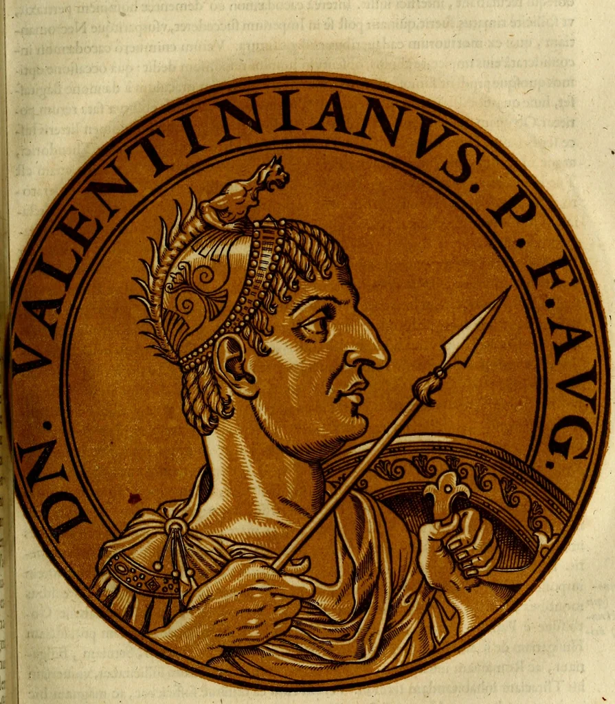 An illustration from Icones imperatorvm romanorvm, ex priscis numismatibus ad viuum delineatae, & breui narratione historicâ, 1645, leaf 172