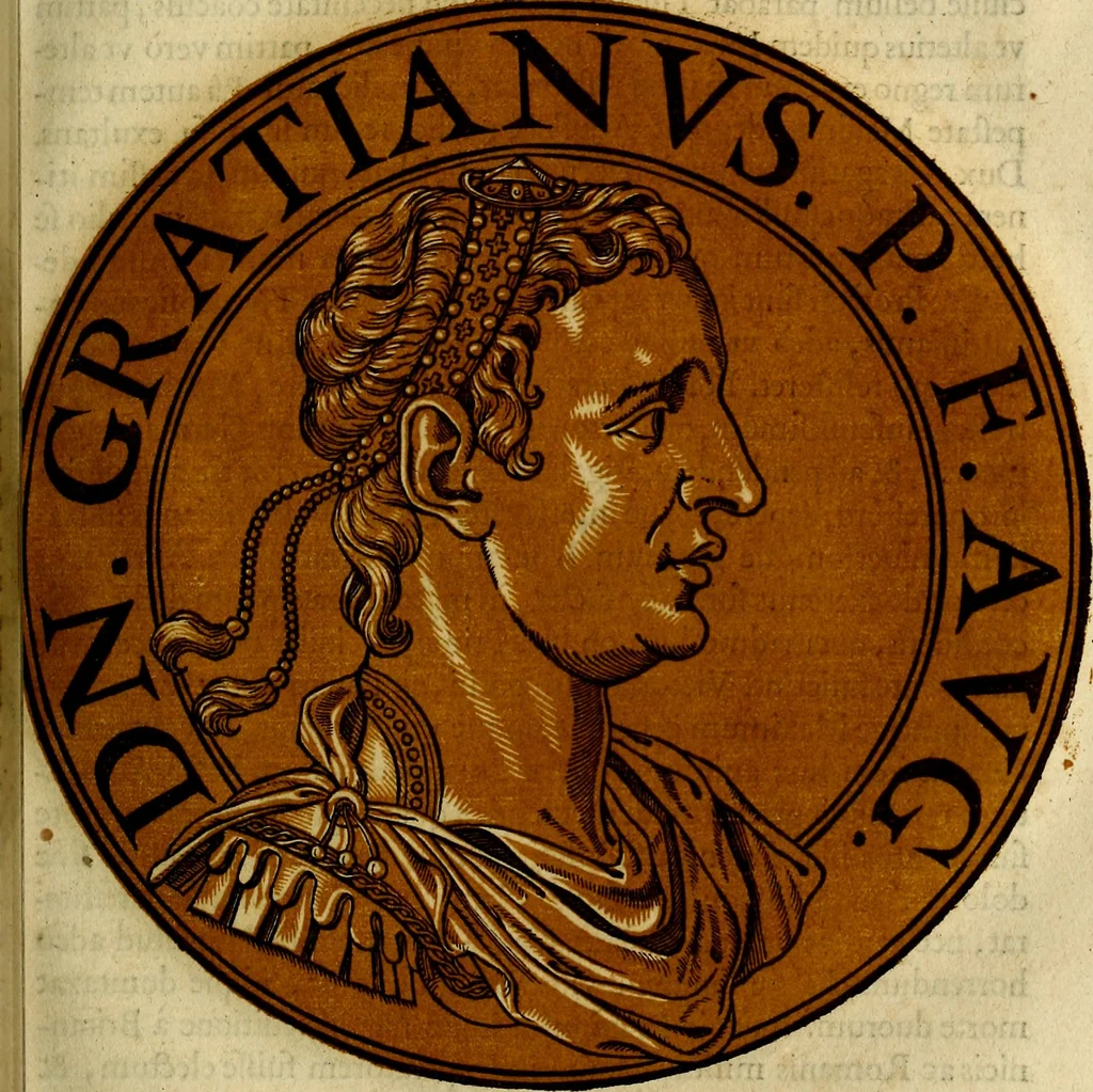 An illustration from Icones imperatorvm romanorvm, ex priscis numismatibus ad viuum delineatae, & breui narratione historicâ, 1645, leaf 176