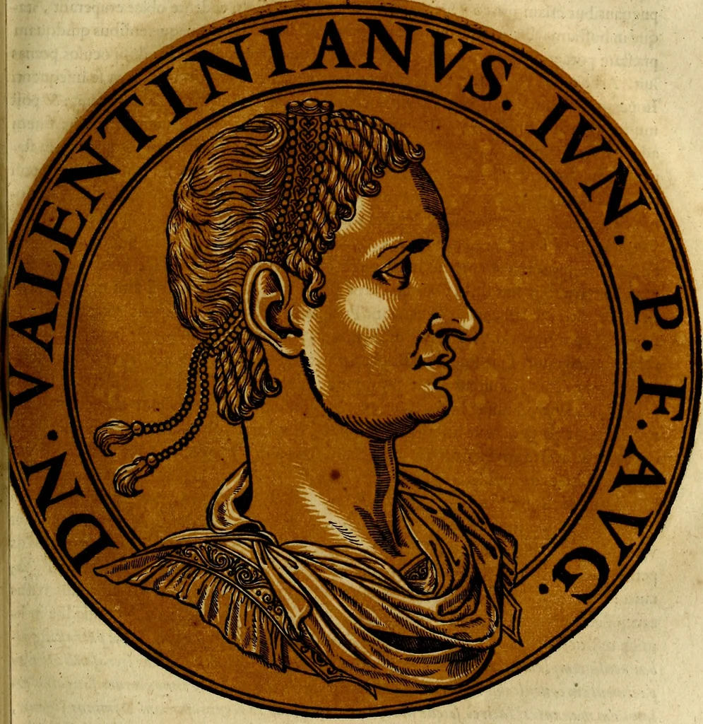 An illustration from Icones imperatorvm romanorvm, ex priscis numismatibus ad viuum delineatae, & breui narratione historicâ, 1645, leaf 180