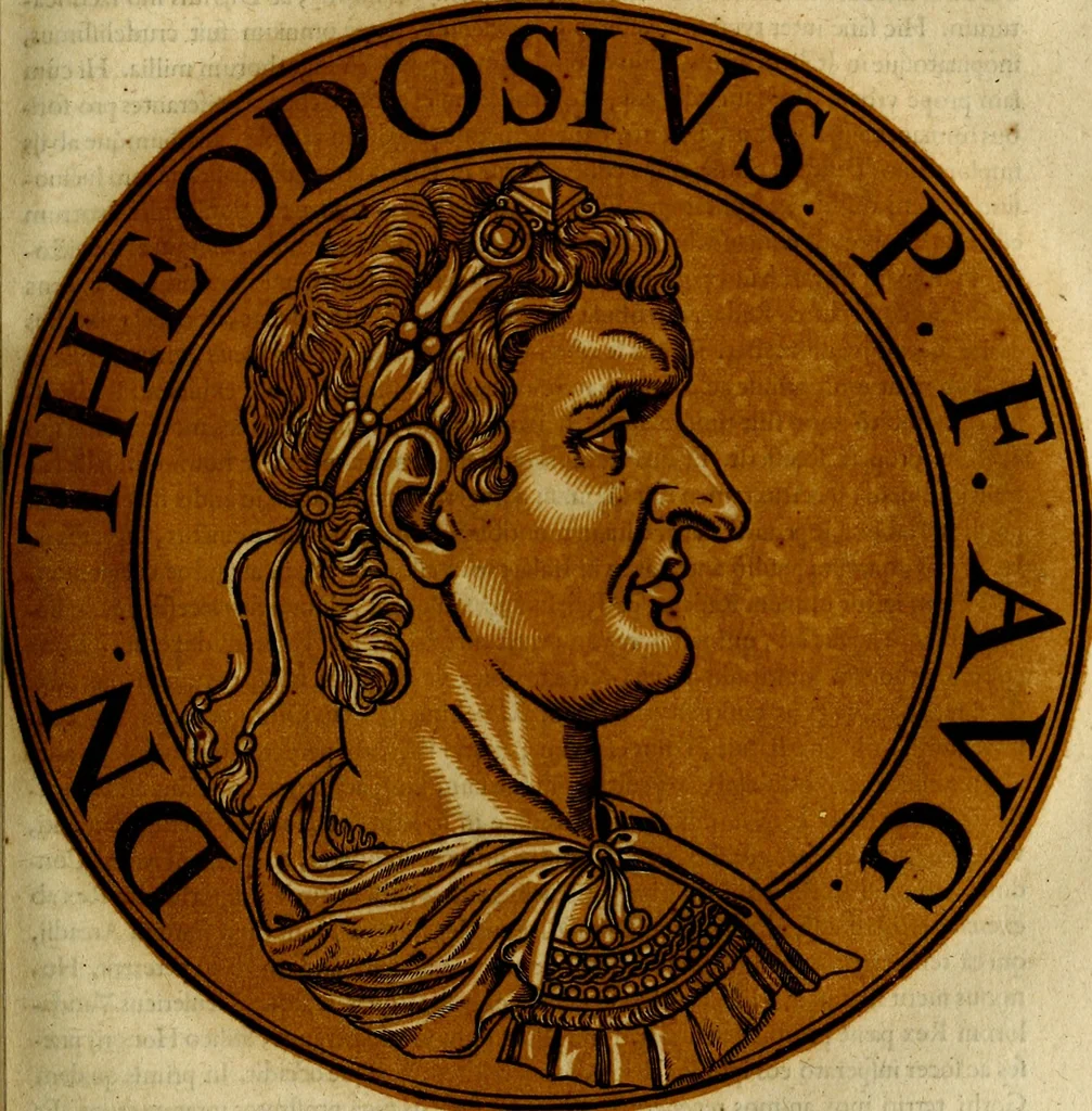 An illustration from Icones imperatorvm romanorvm, ex priscis numismatibus ad viuum delineatae, & breui narratione historicâ, 1645, leaf 182