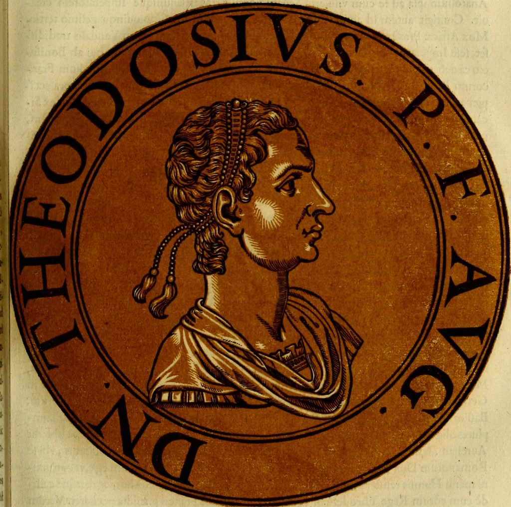An illustration from Icones imperatorvm romanorvm, ex priscis numismatibus ad viuum delineatae, & breui narratione historicâ, 1645, leaf 188